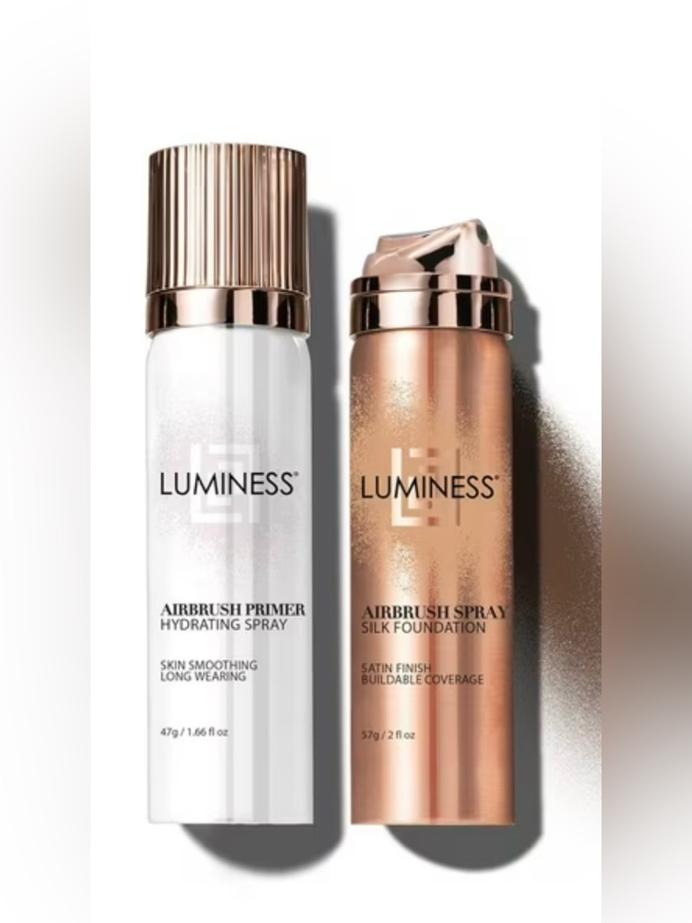 Luminess Hydrating Airbrush Primer & Bronze Spray Duo - White & Bronze